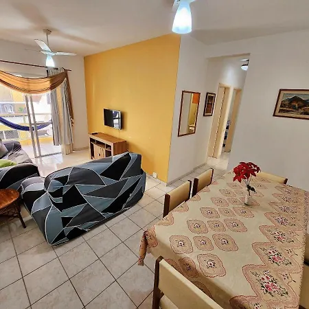 02 dorms c/Ar Cond, Varanda, Wi-Fi, Lado Praia - Portaria 24h-3